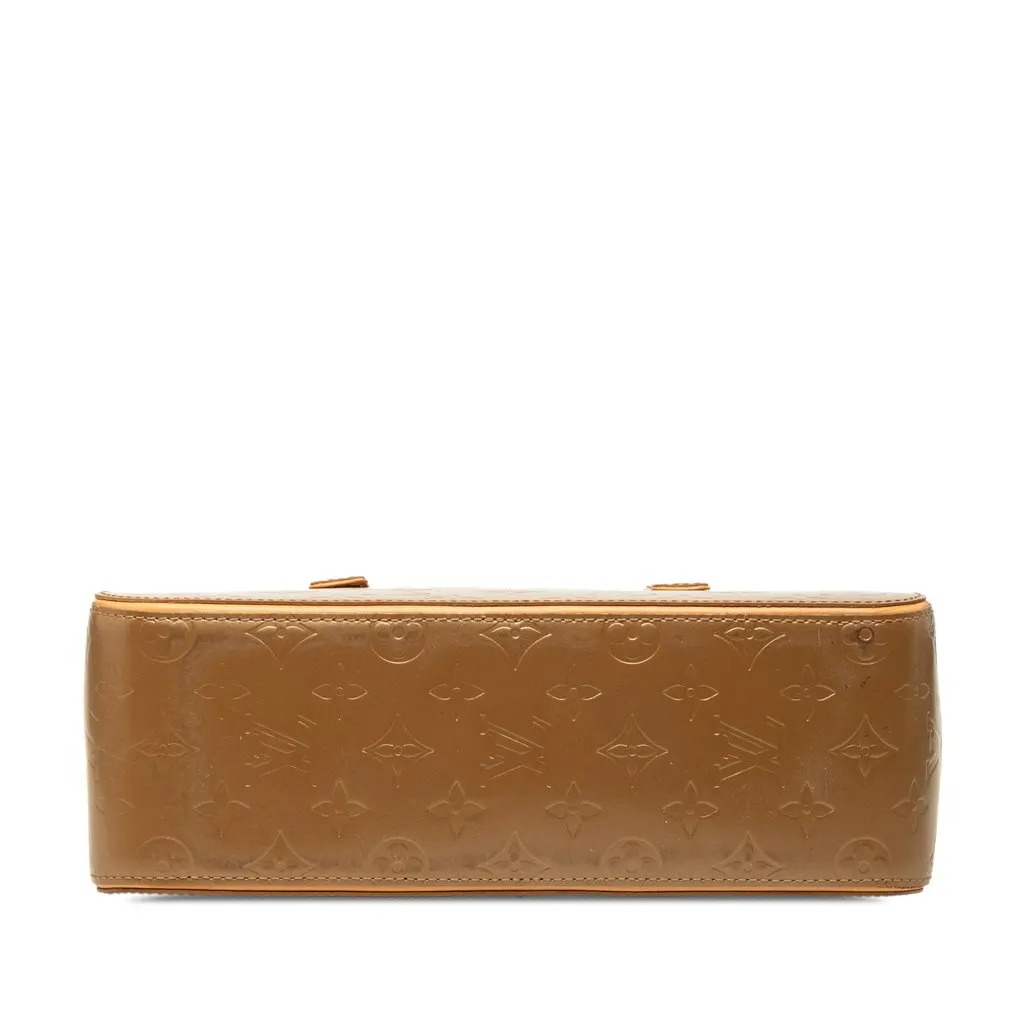 Louis Vuitton Monogram Mat Shelton Gold Leather Good - Inside View