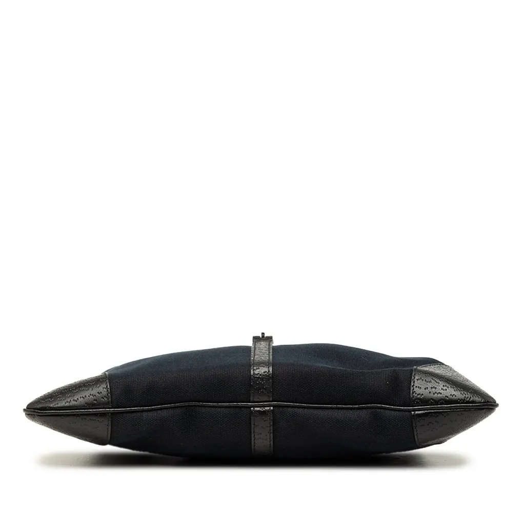 Gucci Canvas Bamboo Jackie Hobo Black Canvas Good - Inside View