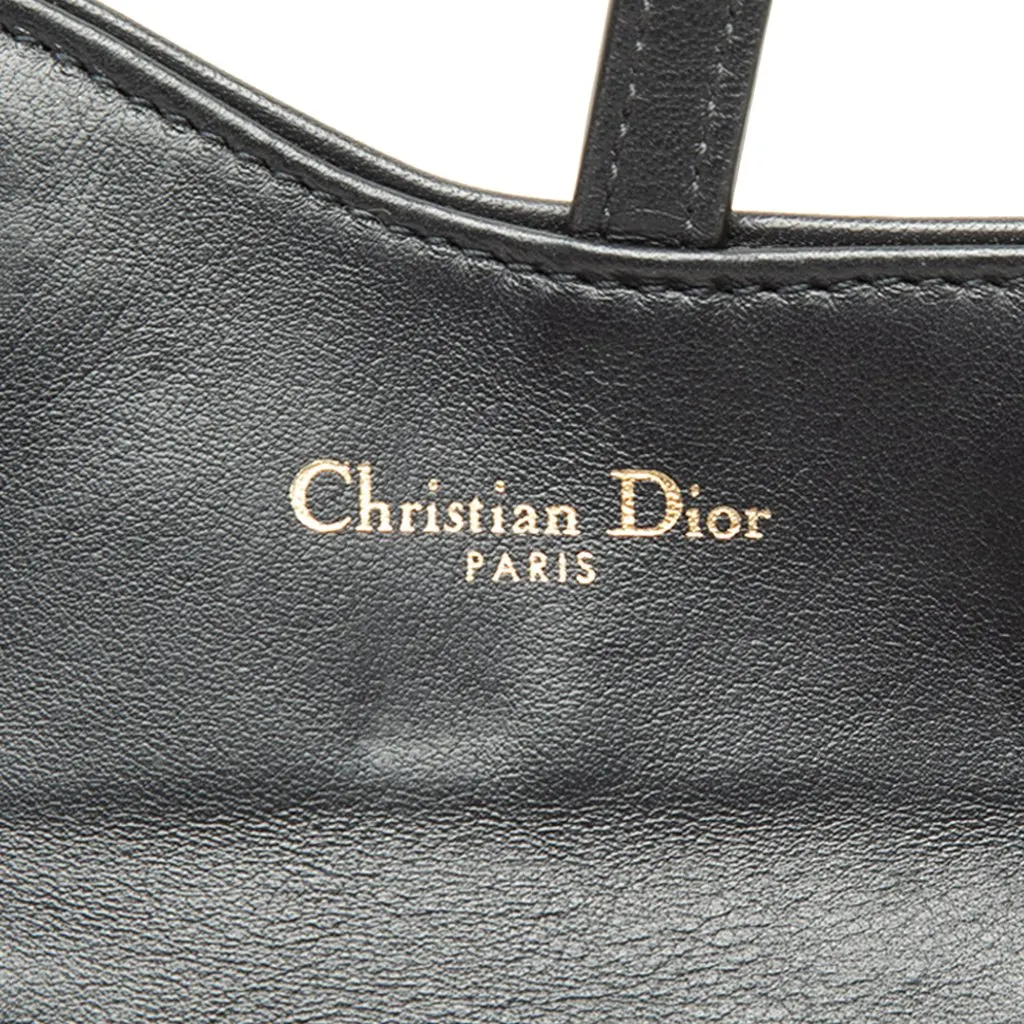 Dior Nano Oblique Canvas Saddle Chain Pouch Blue Canvas Very good - Box View