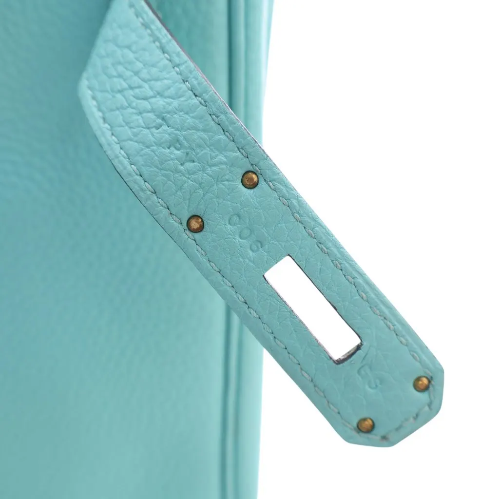 Hermès Togo Birkin Retourne 30 Blue Leather Very good - Model View