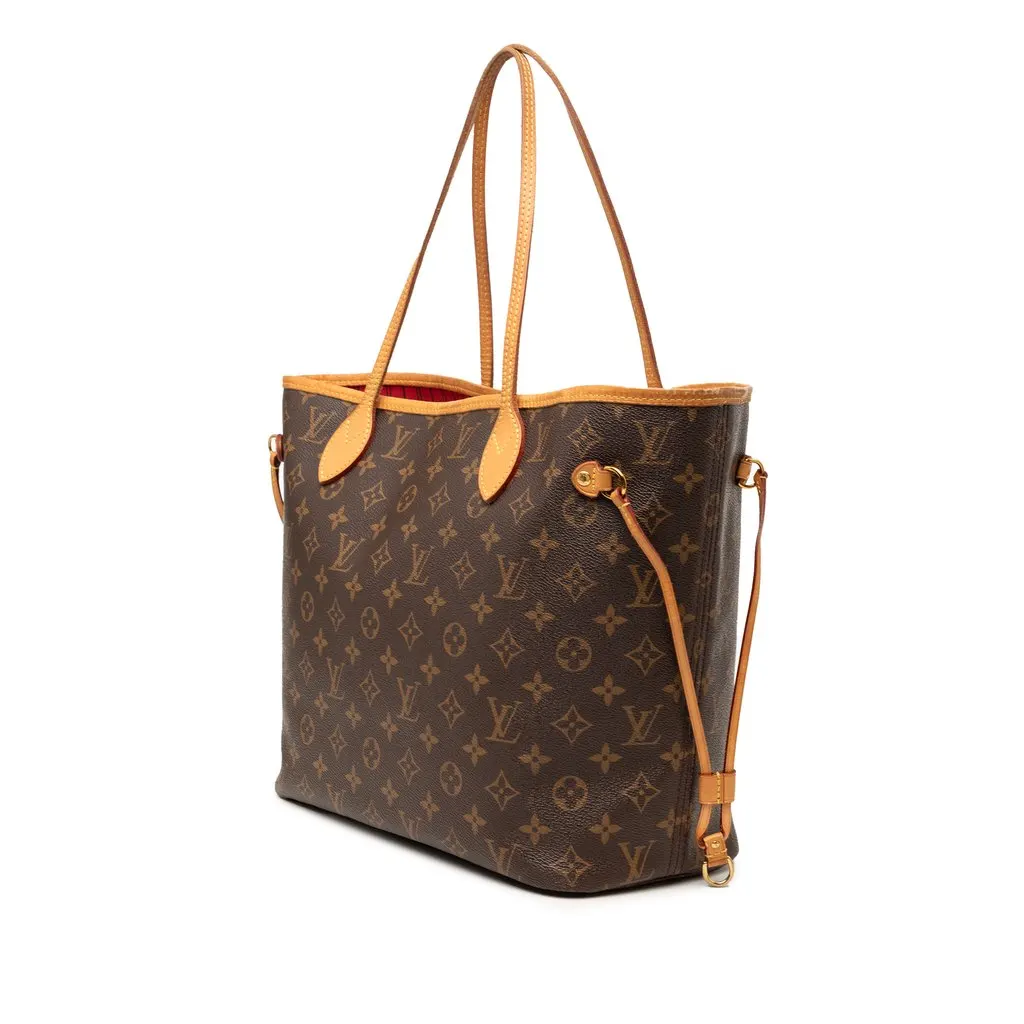 Louis Vuitton Monogram Neverfull MM Brown Very good - Back View