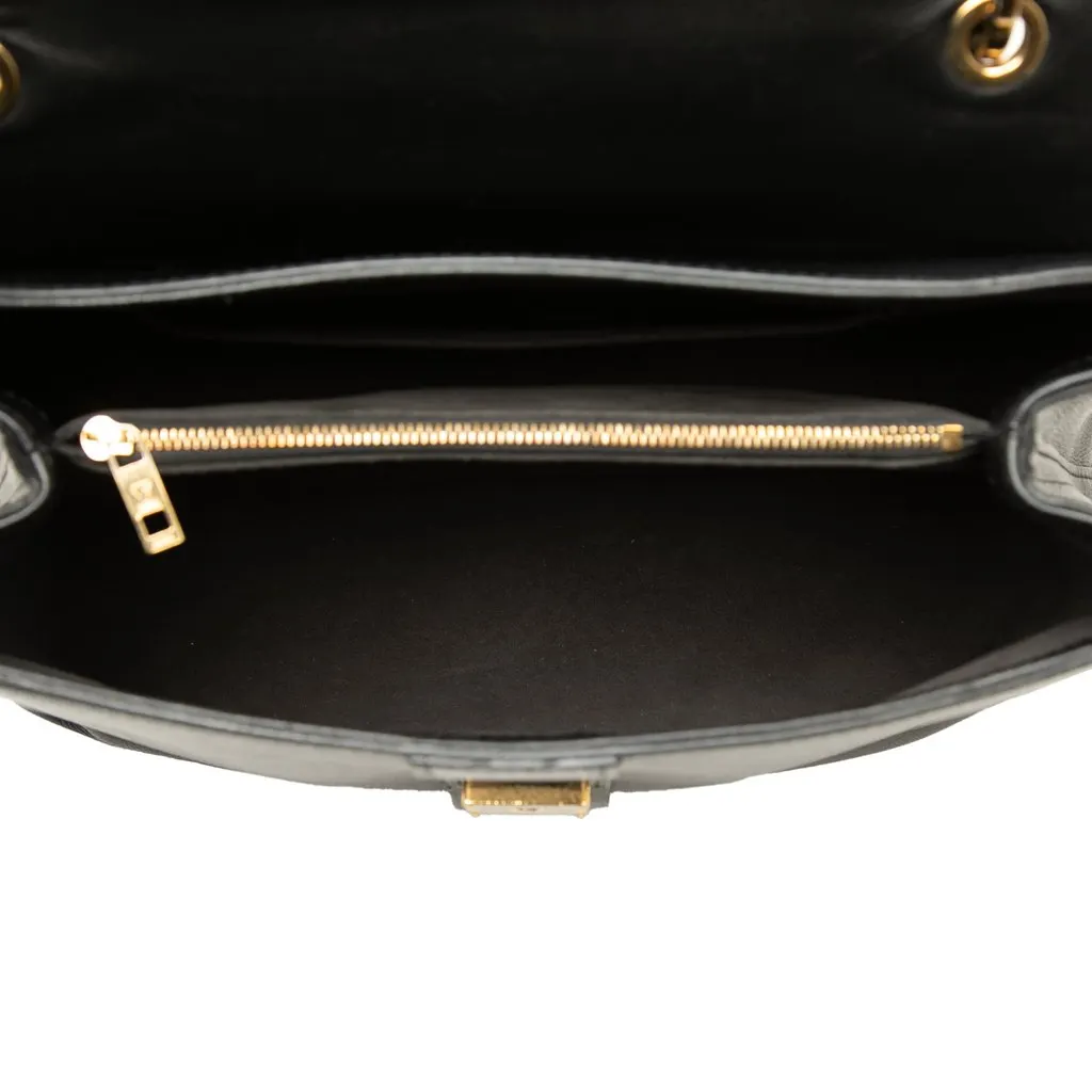Louis Vuitton Monogram Very One Handle Black Leather Good - Model View