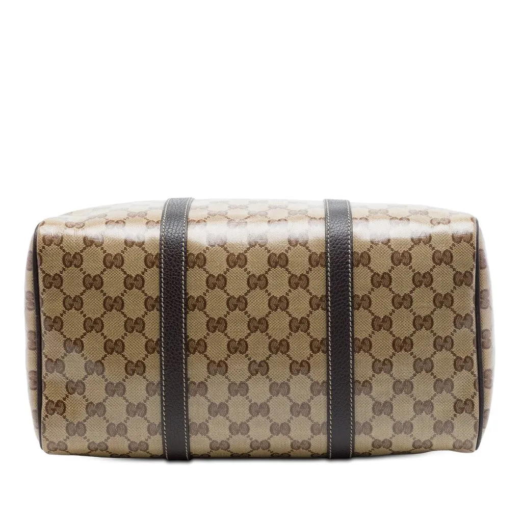 Gucci Medium GG Crystal Joy Boston Bag Beige Very good - Inside View