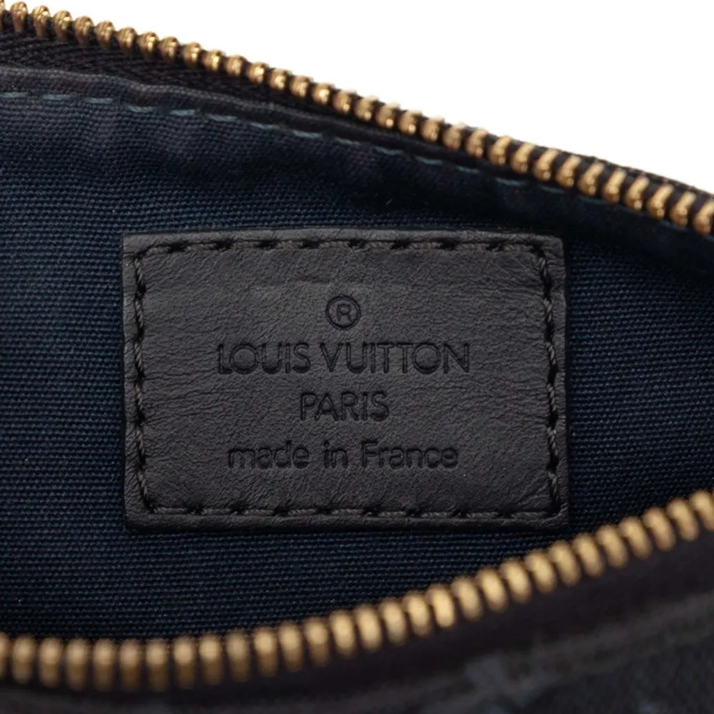 Louis Vuitton Monogram Mini Lin Anne Sophie Pouch Blue Very good - Box View