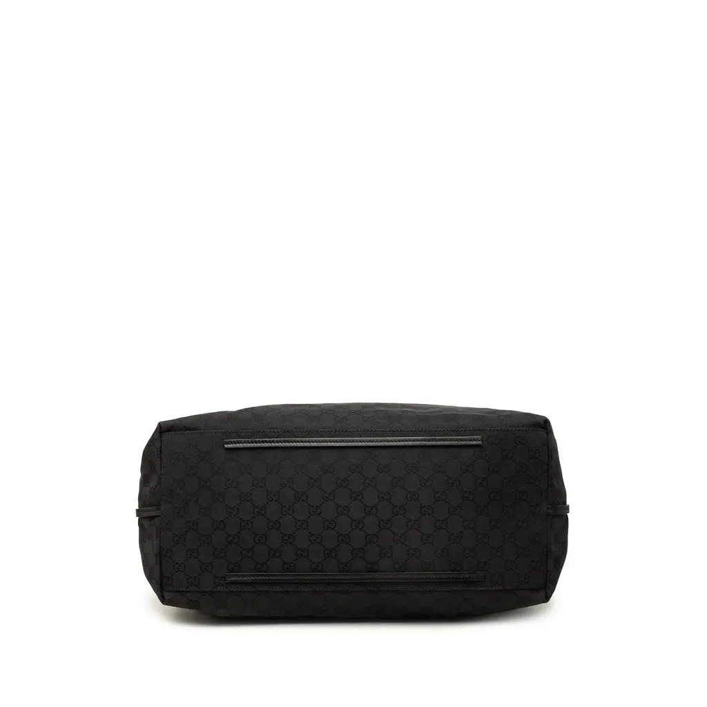 Gucci GG Canvas Gifford Tote Black Canvas Good - Inside View