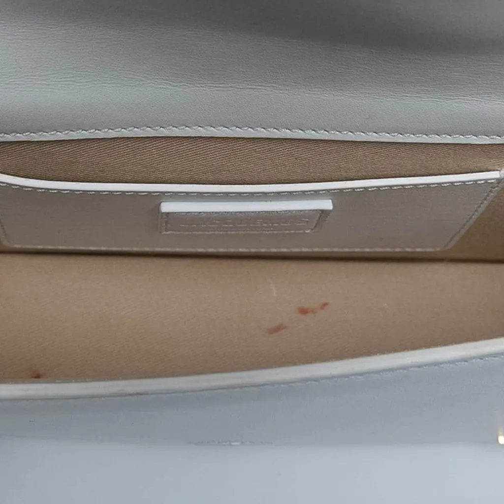 Jacquemus Calfskin Le Bambino Long White Leather Very good - Model View