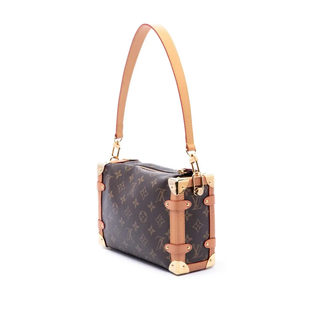 Louis Vuitton Monogram Side Trunk MM Brown Very good - Back View