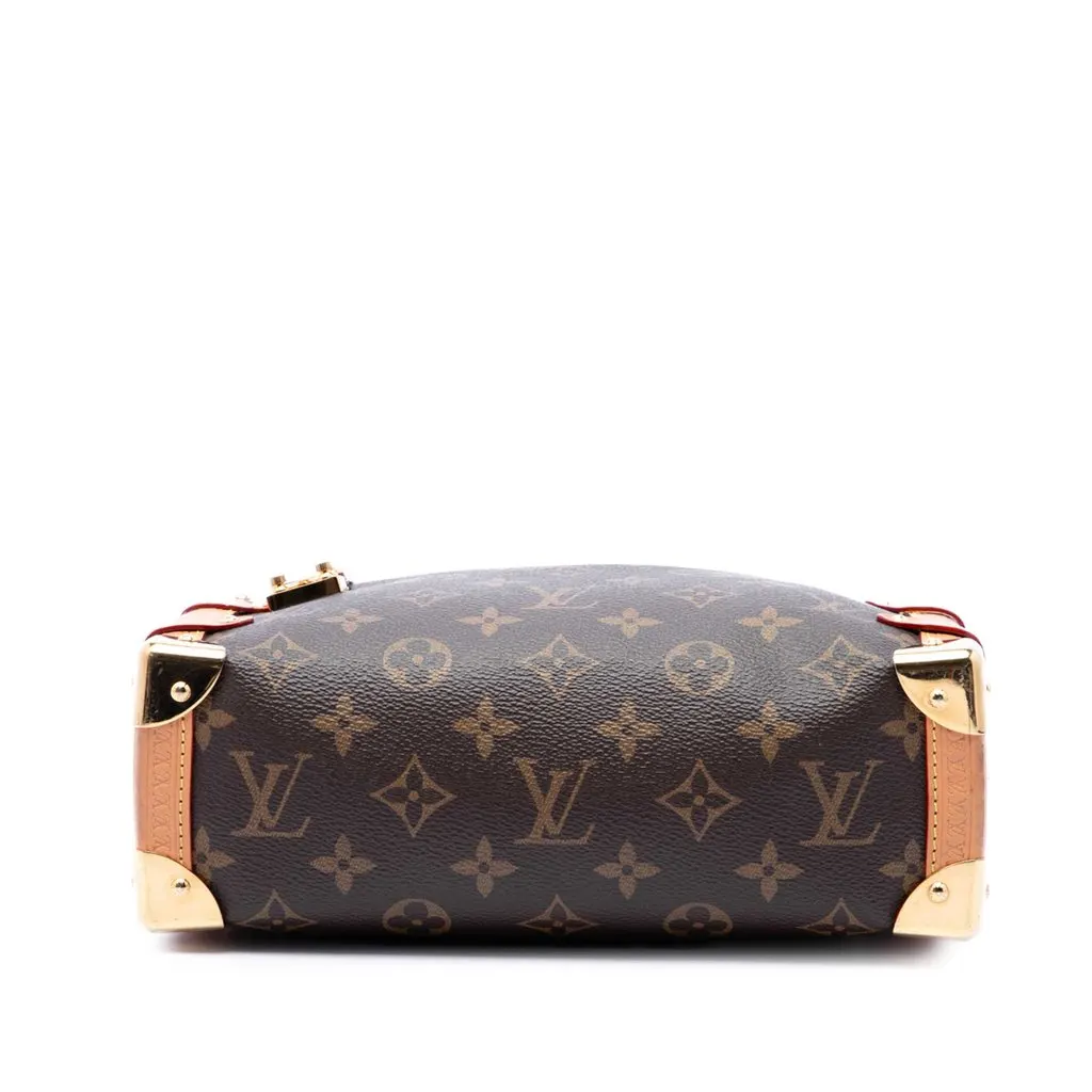 Louis Vuitton Monogram Side Trunk MM Brown Very good - Inside View