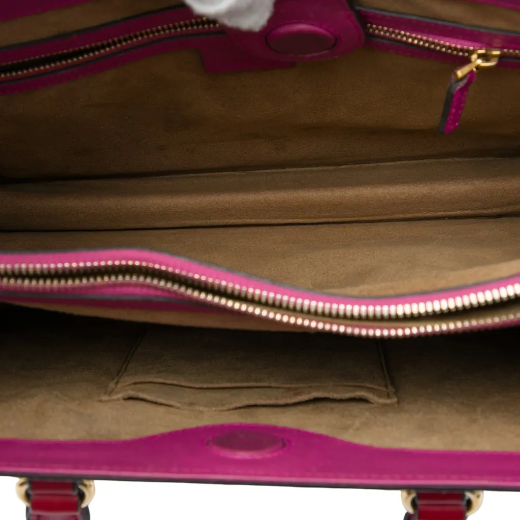 Gucci GG Supreme Convertible Top Handle Bag Beige Very good - Model View