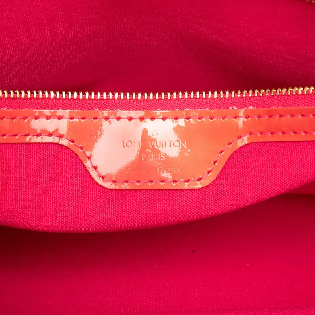 Louis Vuitton Monogram Vernis Wilshire PM Red Leather Good - Box View