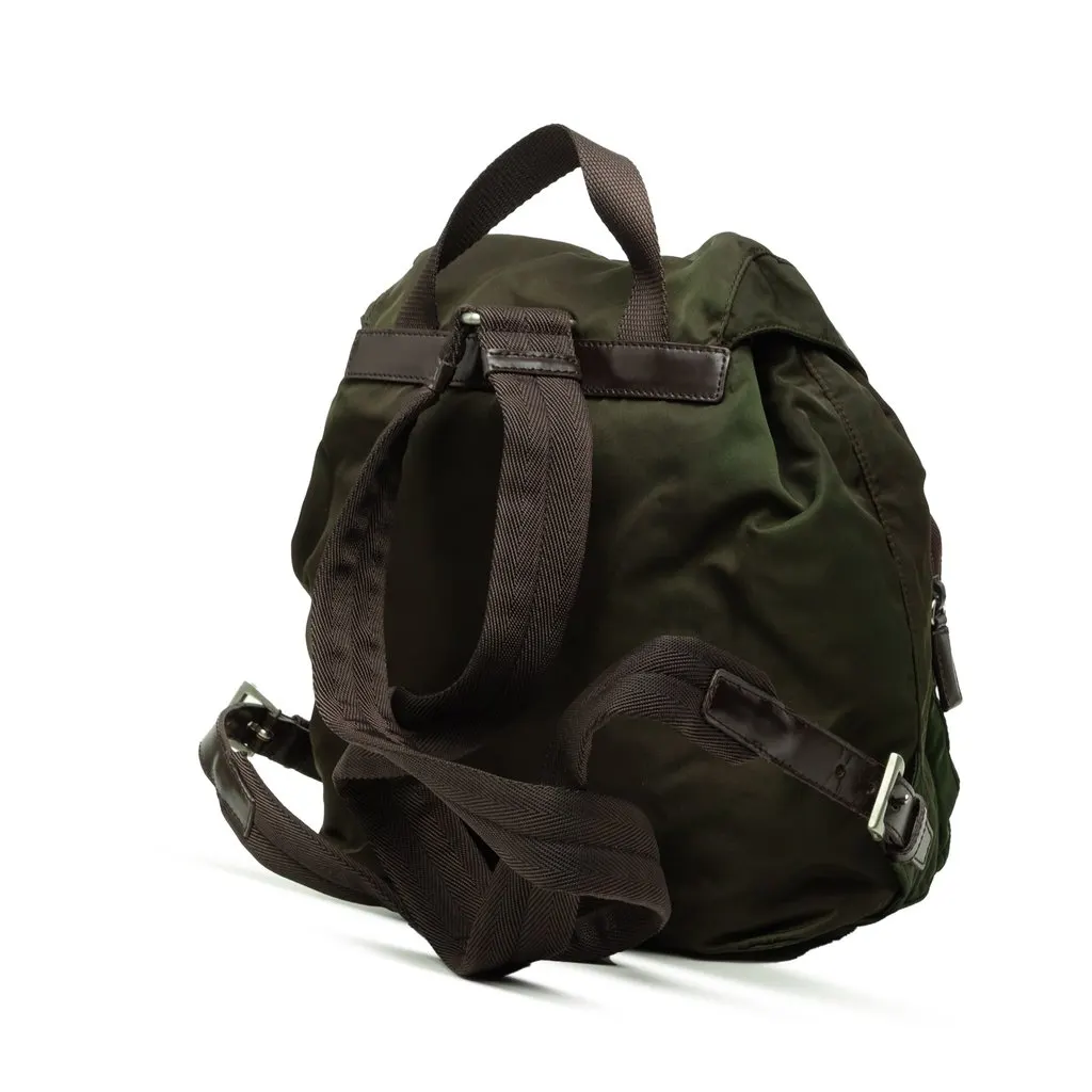 Prada Tessuto Backpack Brown Very good - Back View