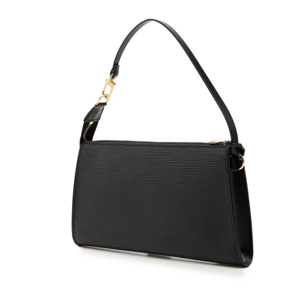 Louis Vuitton Epi Pochette Accessoires Black Leather Very good - Back View