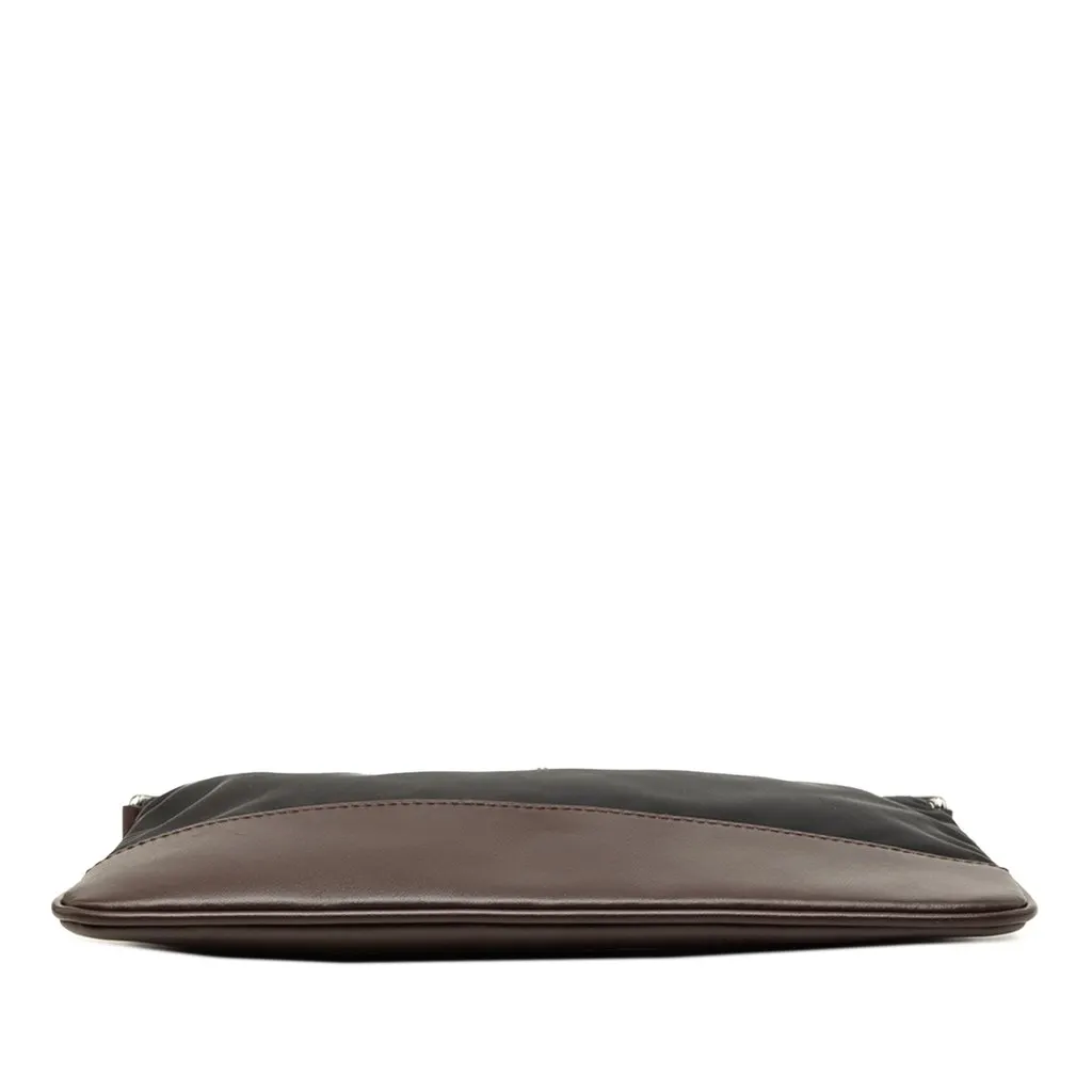 Prada Bicolor Vitello Trimmed Re Nylon Speedrock Smartphone Case Black Polyamide Very good - Inside View