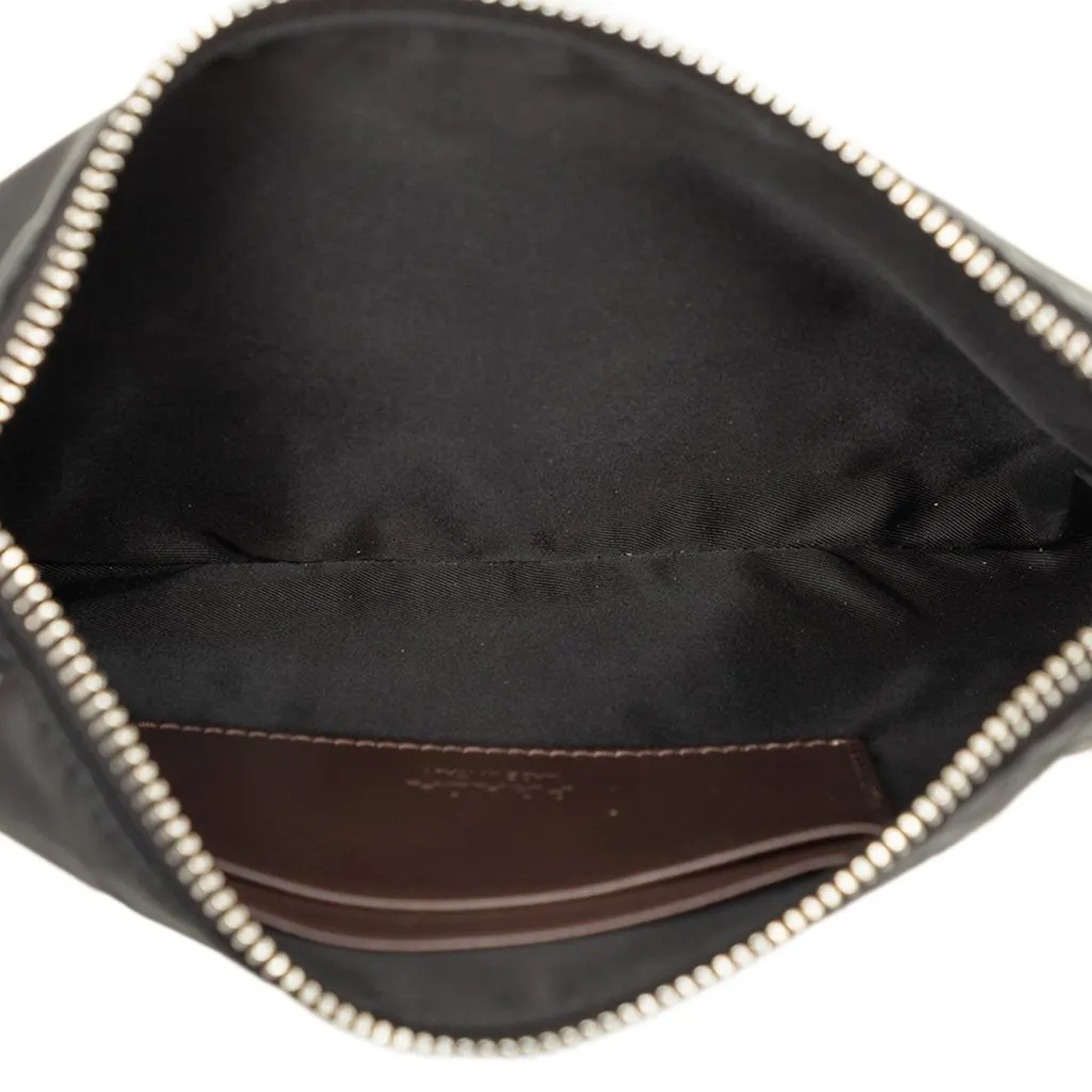 Prada Bicolor Vitello Trimmed Re Nylon Speedrock Smartphone Case Black Polyamide Very good - Model View