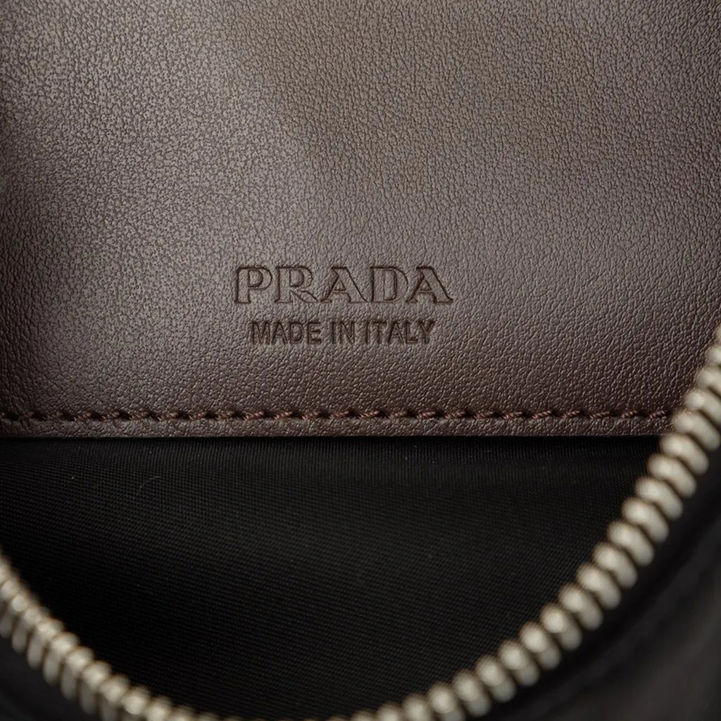 Prada Bicolor Vitello Trimmed Re Nylon Speedrock Smartphone Case Black Polyamide Very good - Box View
