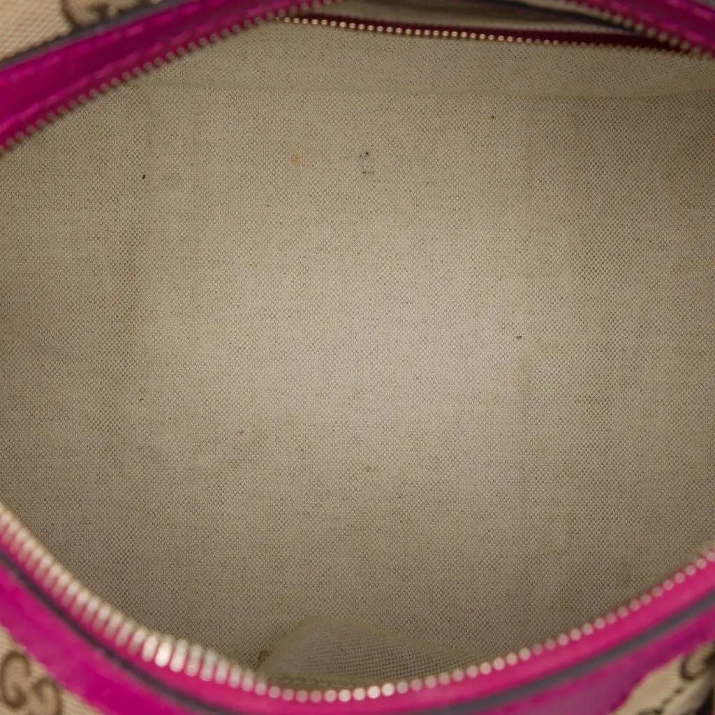 Gucci Medium GG Canvas Joy Boston Bag Beige Canvas Very good - Model View