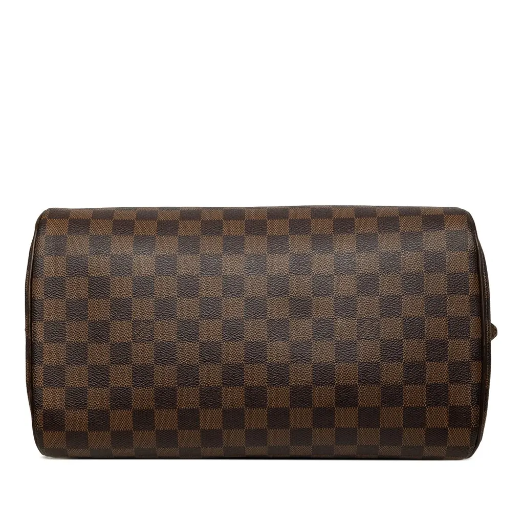 Louis Vuitton Damier Ebene Ribera MM Brown Canvas Good - Inside View