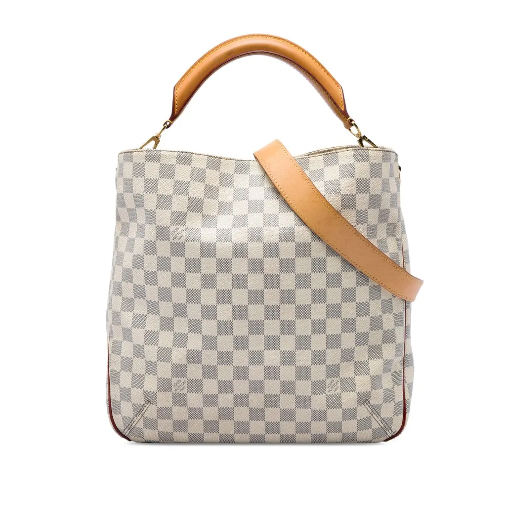 Louis Vuitton Damier Azur Soffi White Canvas Very good - Front View