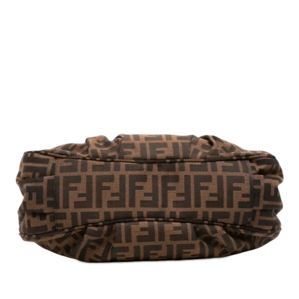 Fendi Small Zucca Canvas Mia Chain Tote Brown Very good - Inside View