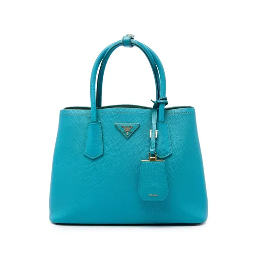 Prada Medium Saffiano Cuir Double Satchel