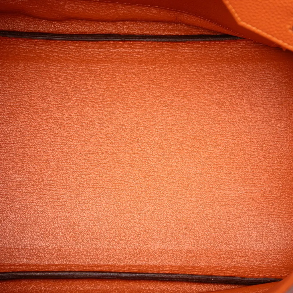 Hermès Togo Birkin Retourne 35 Orange Leather Very good - Model View