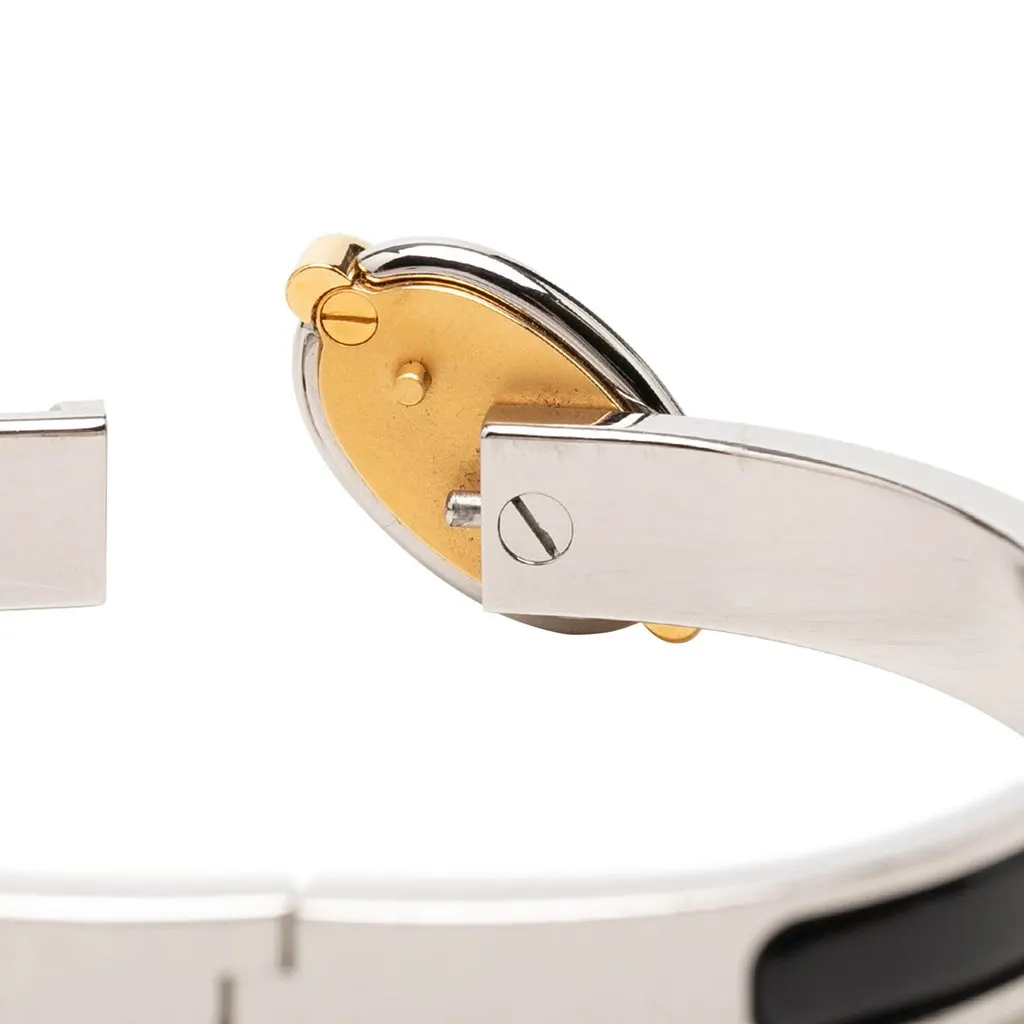 Hermès Mini Enamel Clic Chaine d Ancre Bracelet PM Black Enamel Very good - Box View