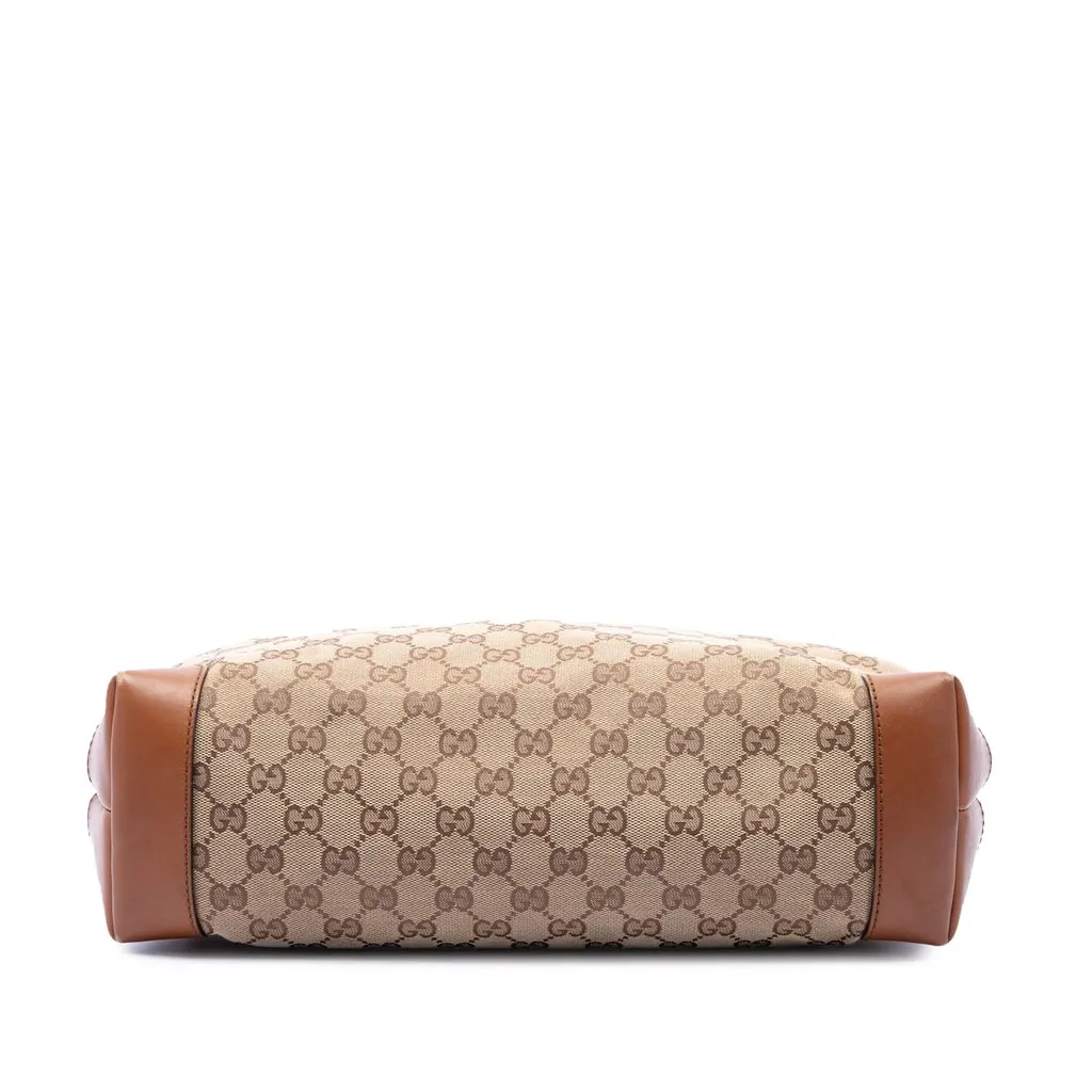 Gucci GG Canvas Web Crossbody Beige Very good - Inside View
