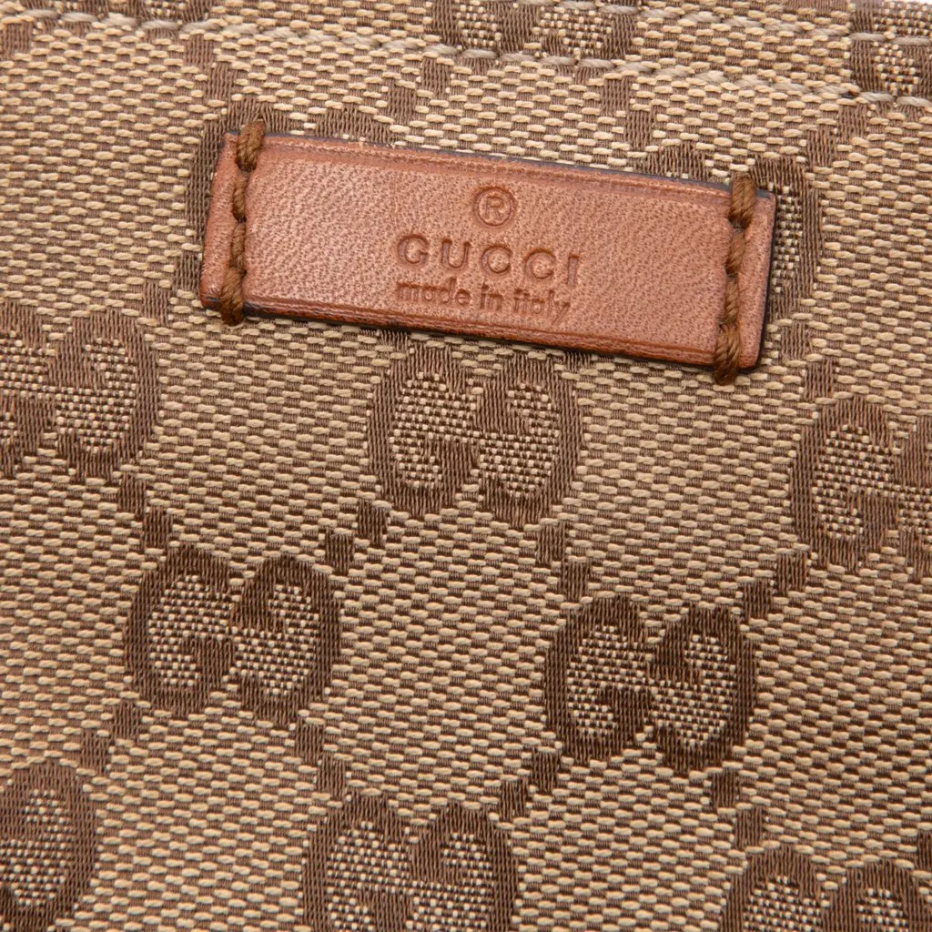 Gucci GG Canvas Web Crossbody Beige Very good - Box View