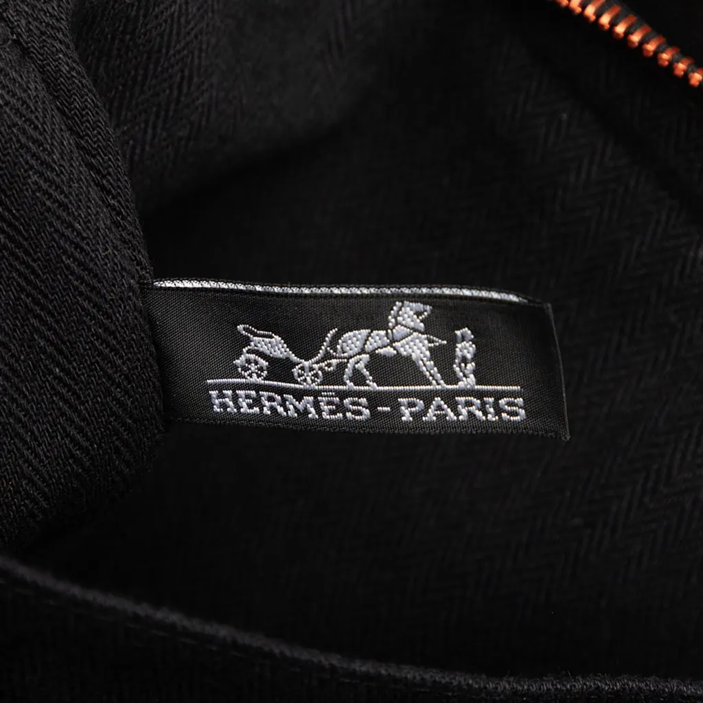 Hermès Derma Caravan Horizontal MM Black Leather Good - Box View