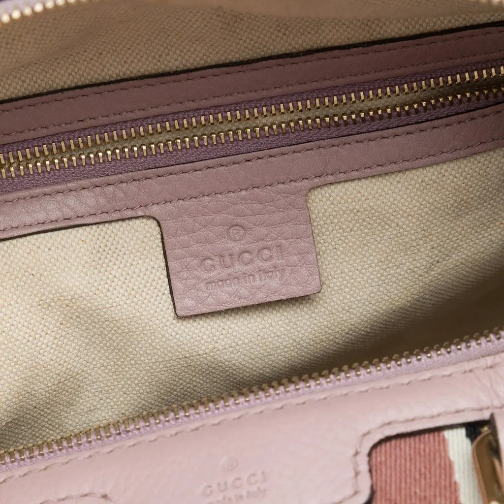 Gucci Medium GG Canvas Web Joy Boston Bag Beige Very good - Box View