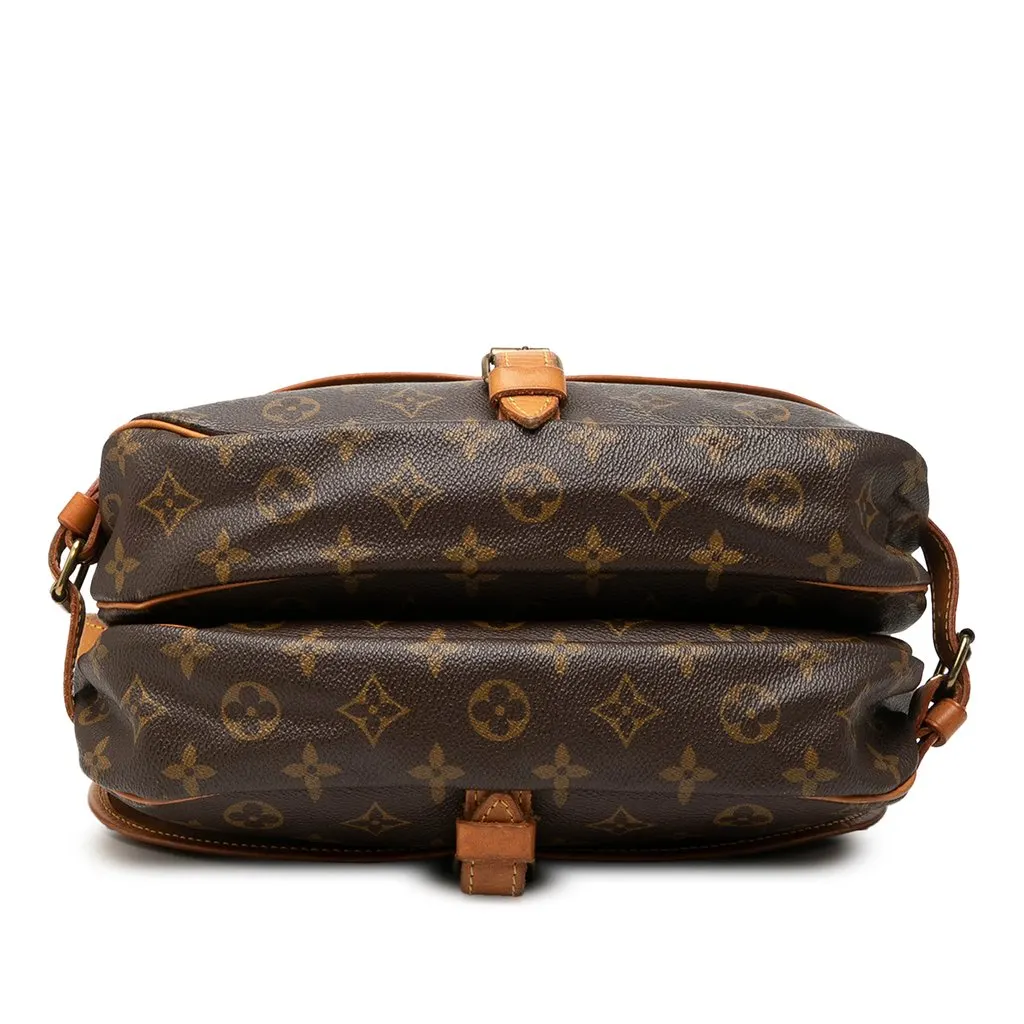 Louis Vuitton Monogram Saumur 30 Brown Canvas Good - Inside View