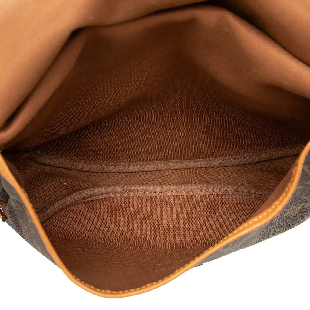 Louis Vuitton Monogram Saumur 30 Brown Canvas Good - Model View