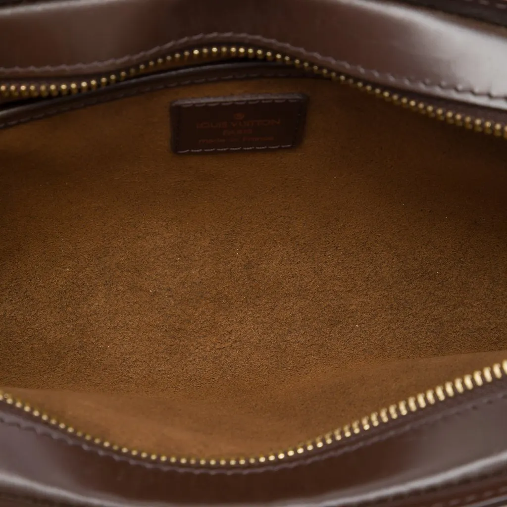 Louis Vuitton Damier Ebene Saint Louis Pochette Brown Canvas Good - Model View