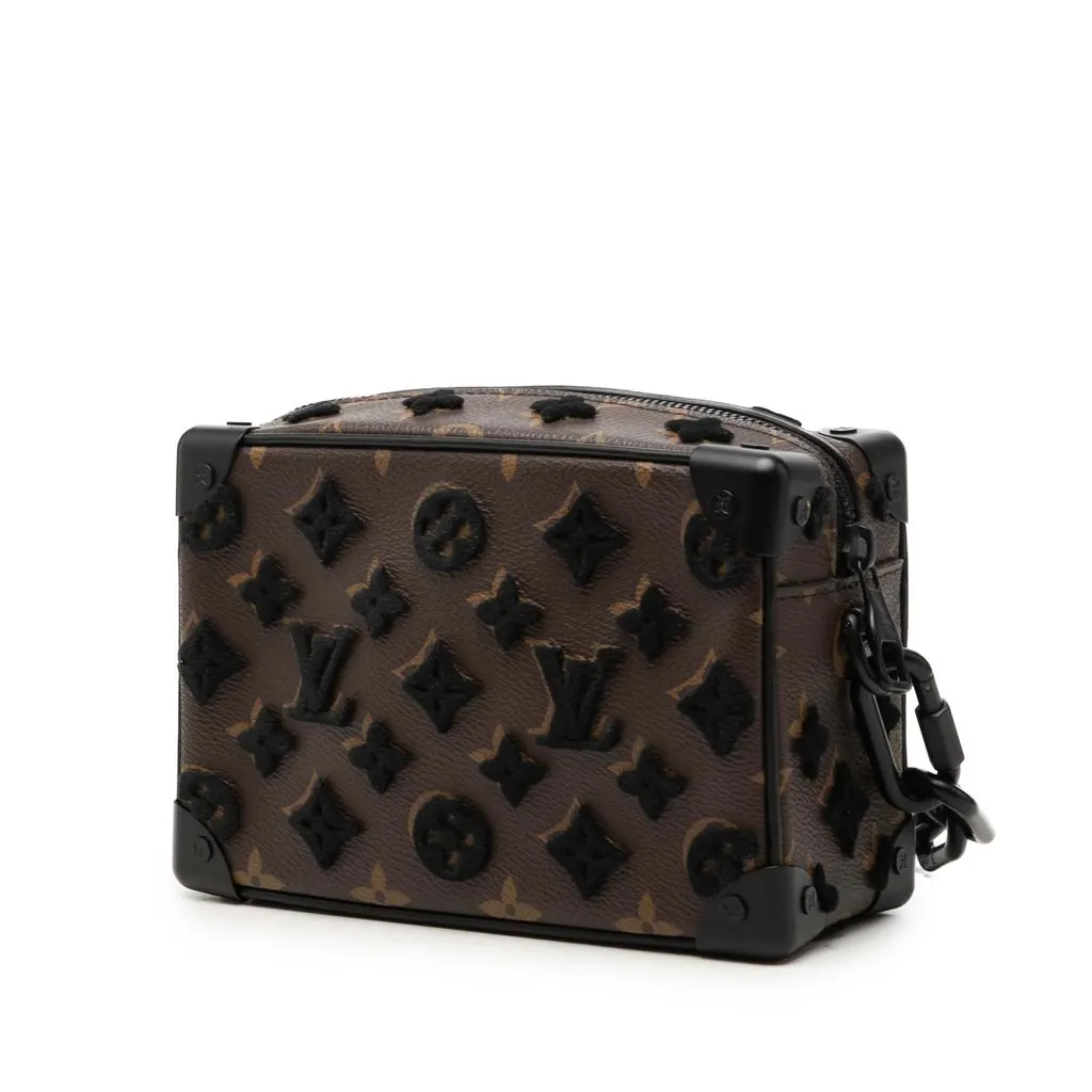 Louis Vuitton Monogram Tuffetage Mini Soft Trunk Brown Very good - Back View