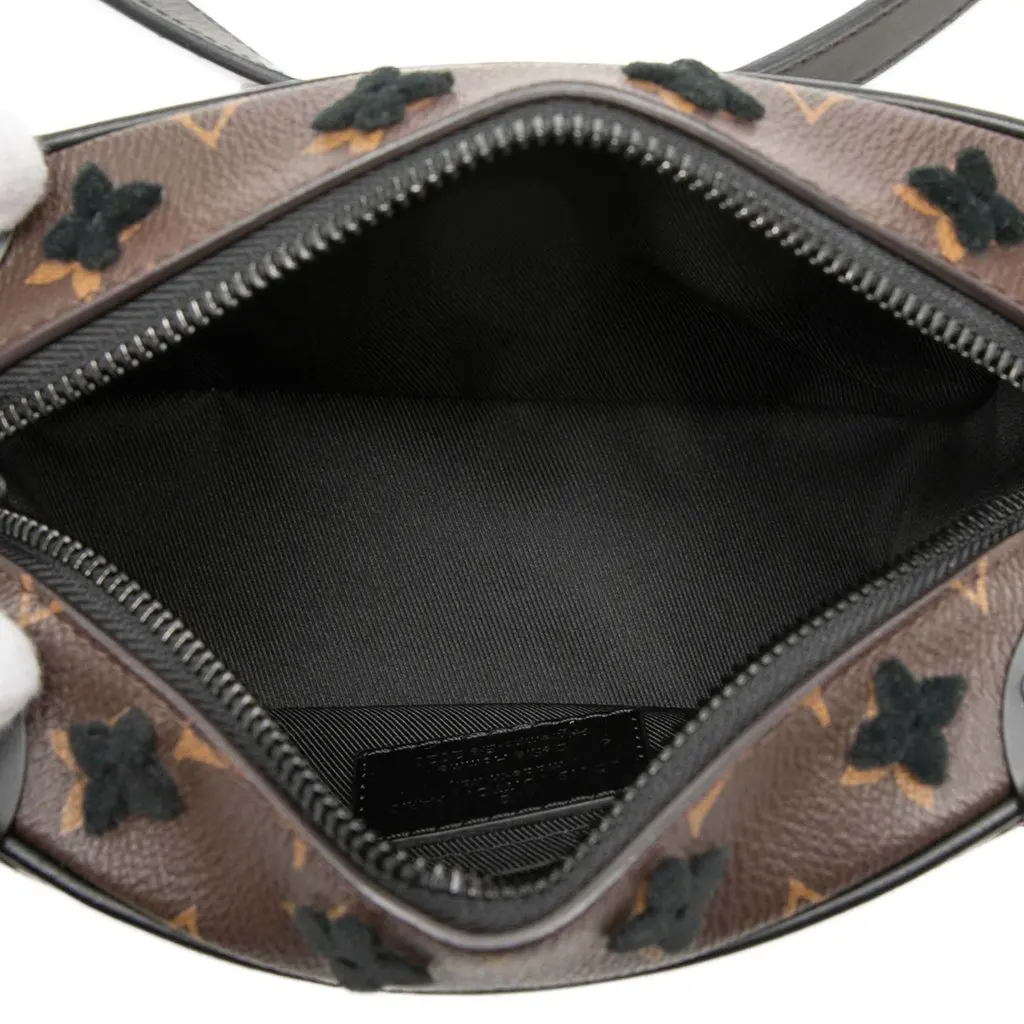 Louis Vuitton Monogram Tuffetage Mini Soft Trunk Brown Very good - Model View