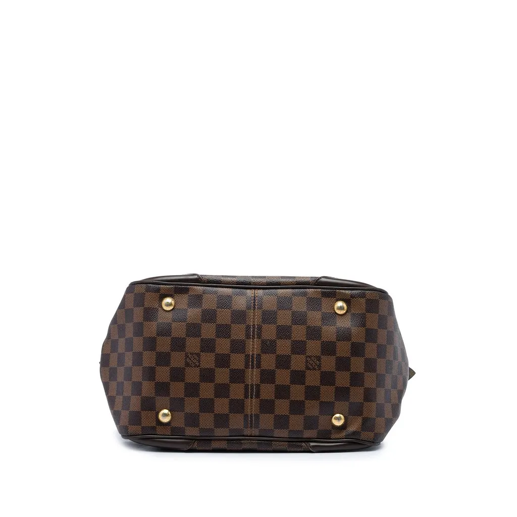 Louis Vuitton Damier Ebene Verona MM Brown Canvas Good - Inside View