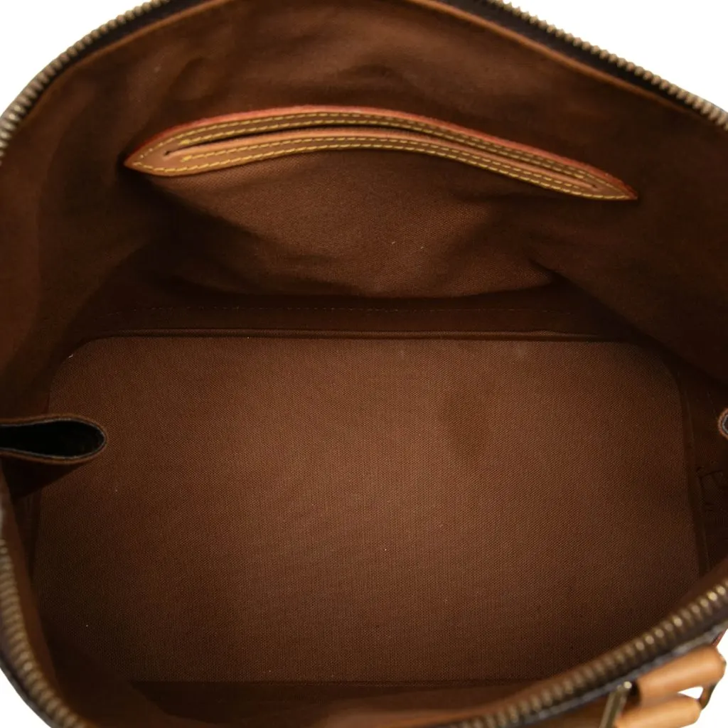 Louis Vuitton Monogram Alma PM Brown Canvas Good - Model View