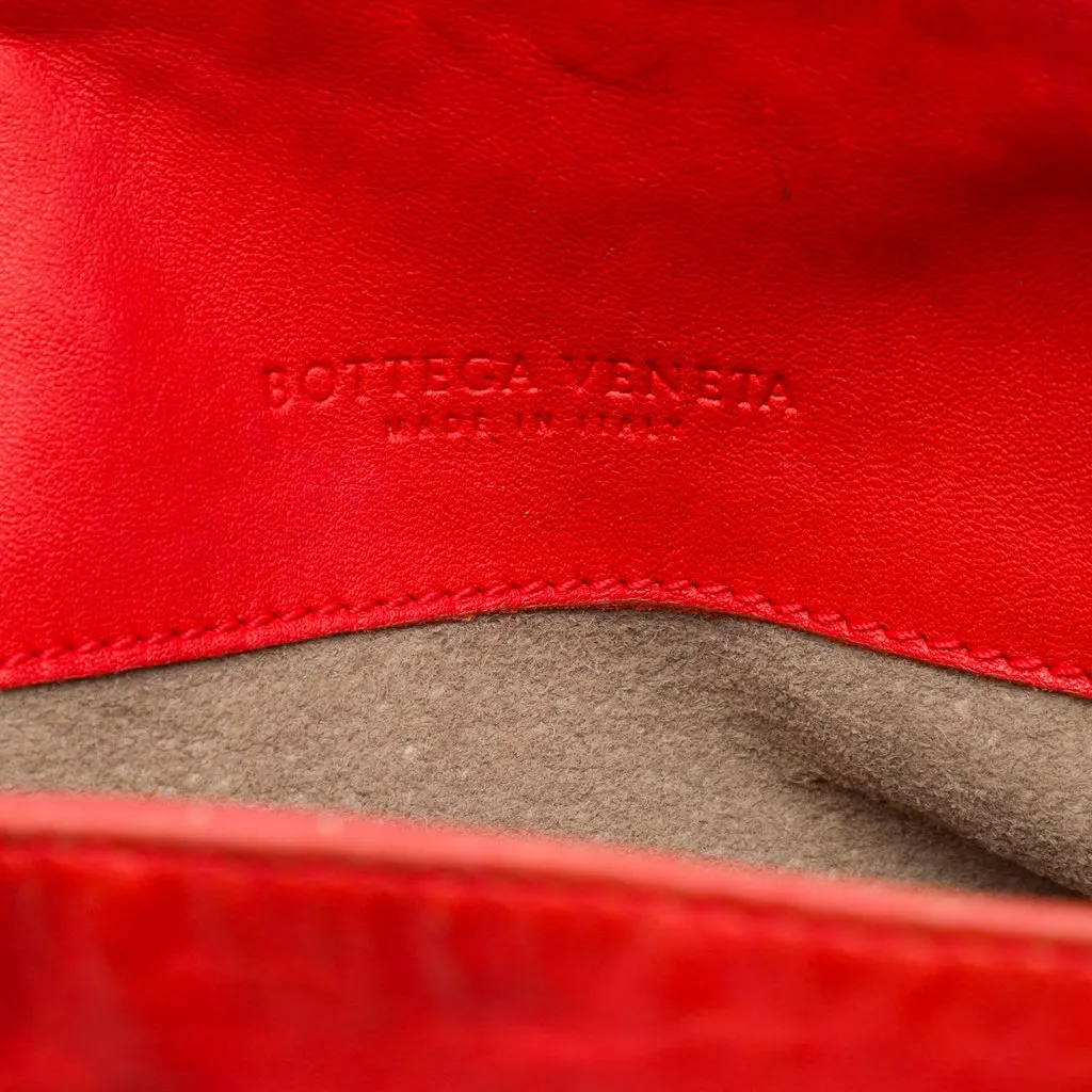 Bottega Veneta Nappa Intrecciato Julie Tote Red Leather Good - Box View