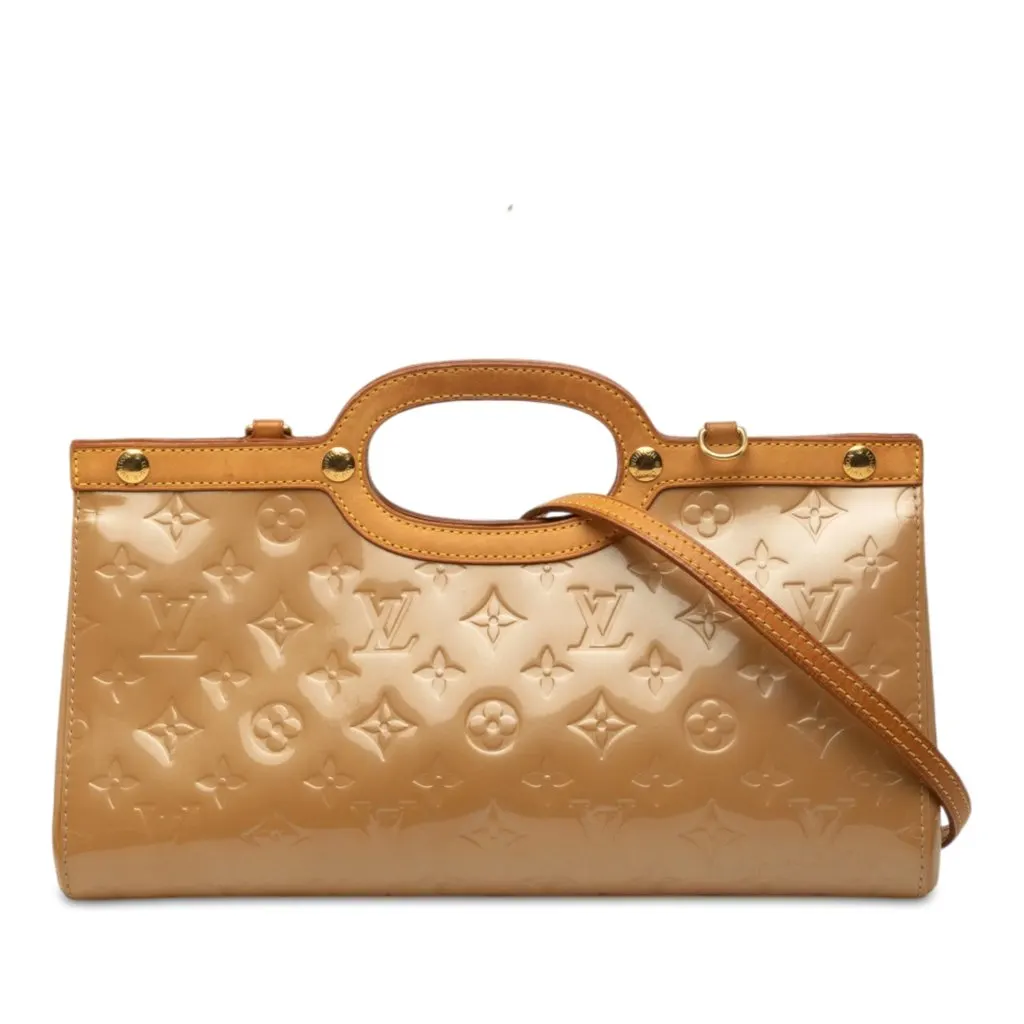 Louis Vuitton Monogram Vernis Roxbury Drive Brown Leather Very good - Front View