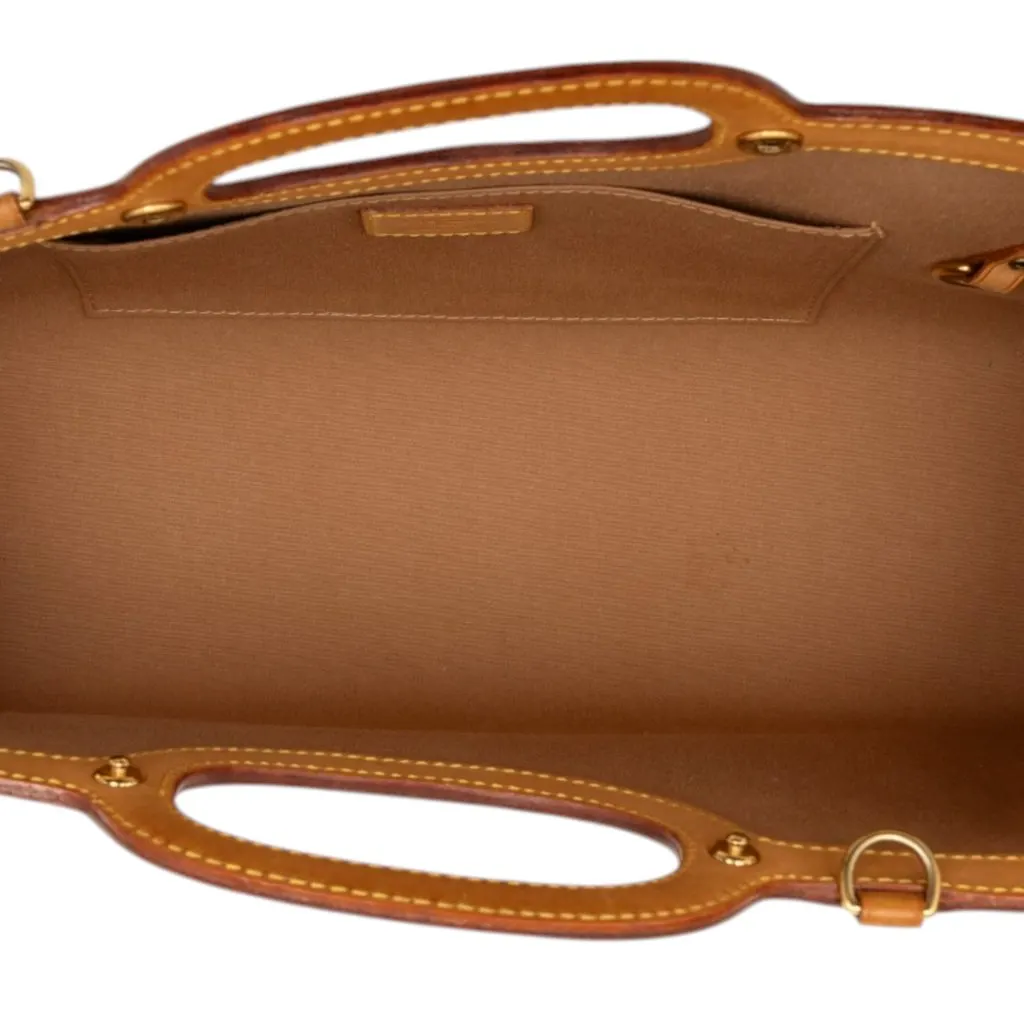 Louis Vuitton Monogram Vernis Roxbury Drive Brown Leather Very good - Model View