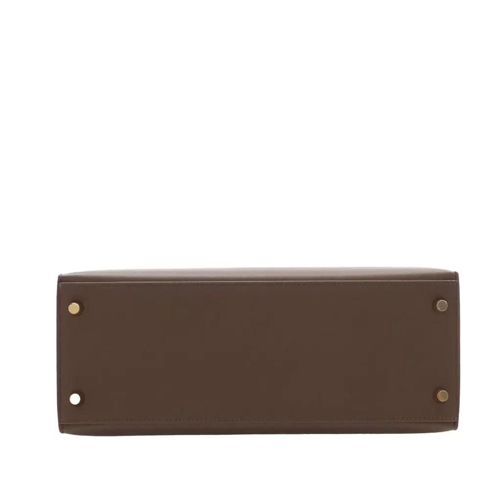 Hermès Veau Madame Kelly Sellier II 28 Brown Leather Very good - Box View