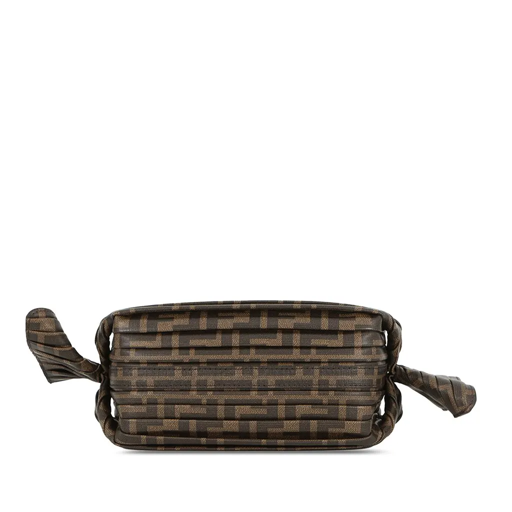 Fendi Zucca Coated Canvas Caramella Candy Camera Bag Brown Very good - Inside View