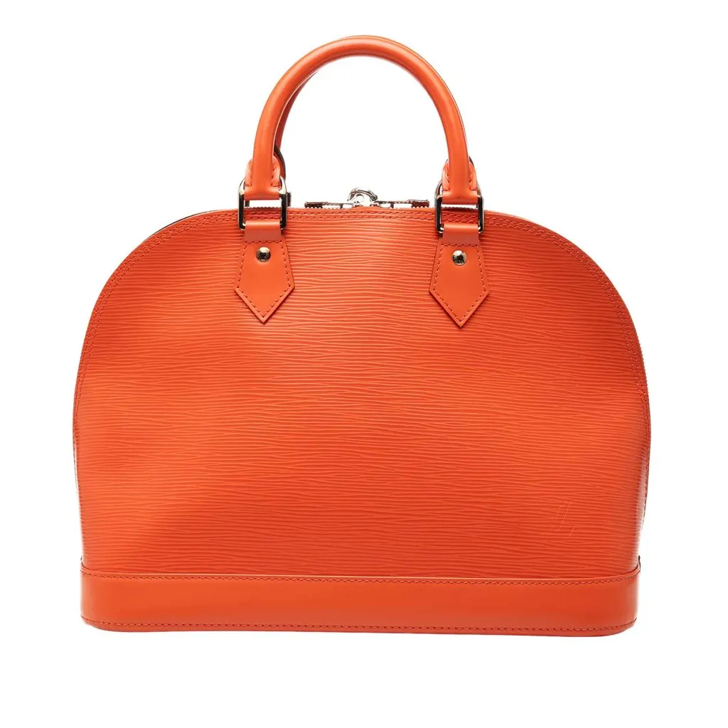 Louis Vuitton Epi Alma PM Orange Leather Very good - Front View
