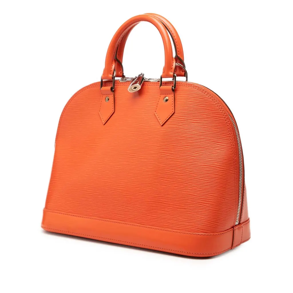 Louis Vuitton Epi Alma PM Orange Leather Very good - Back View