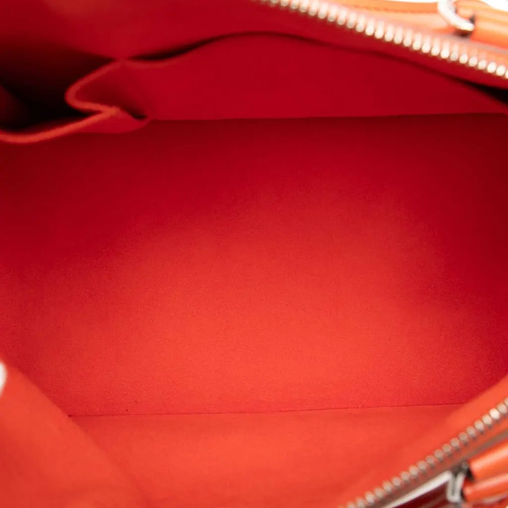 Louis Vuitton Epi Alma PM Orange Leather Very good - Model View