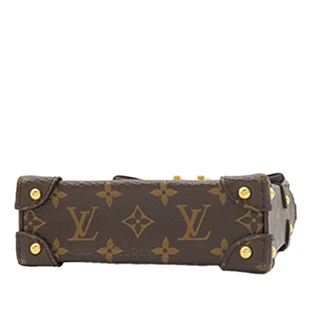 Louis Vuitton Monogram Reverse Pochette Trunk Verticale Brown Very good - Back View