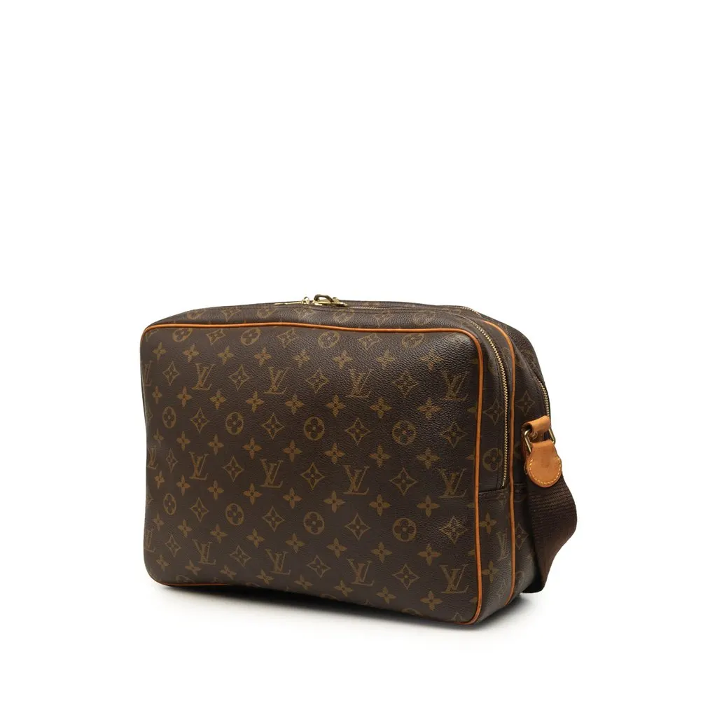 Louis Vuitton Monogram Reporter GM Brown Very good - Back View
