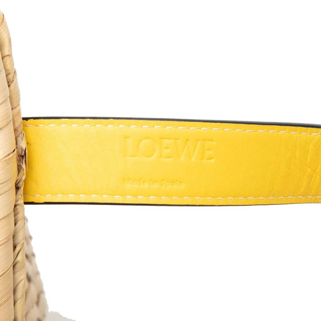 Loewe Small Palm Leaf Basket Tote Beige Very good - Box View