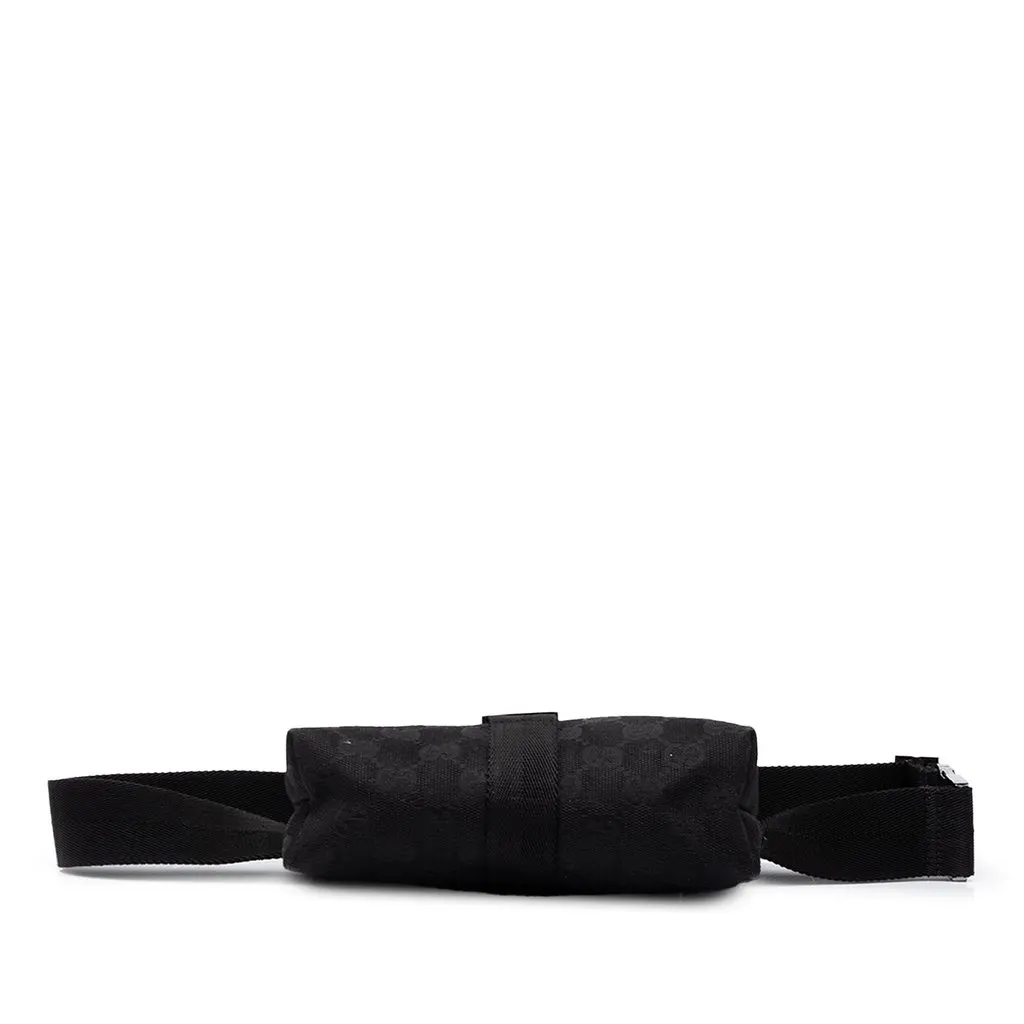 Gucci GG Canvas Belt Bag Black Canvas Good - Inside View