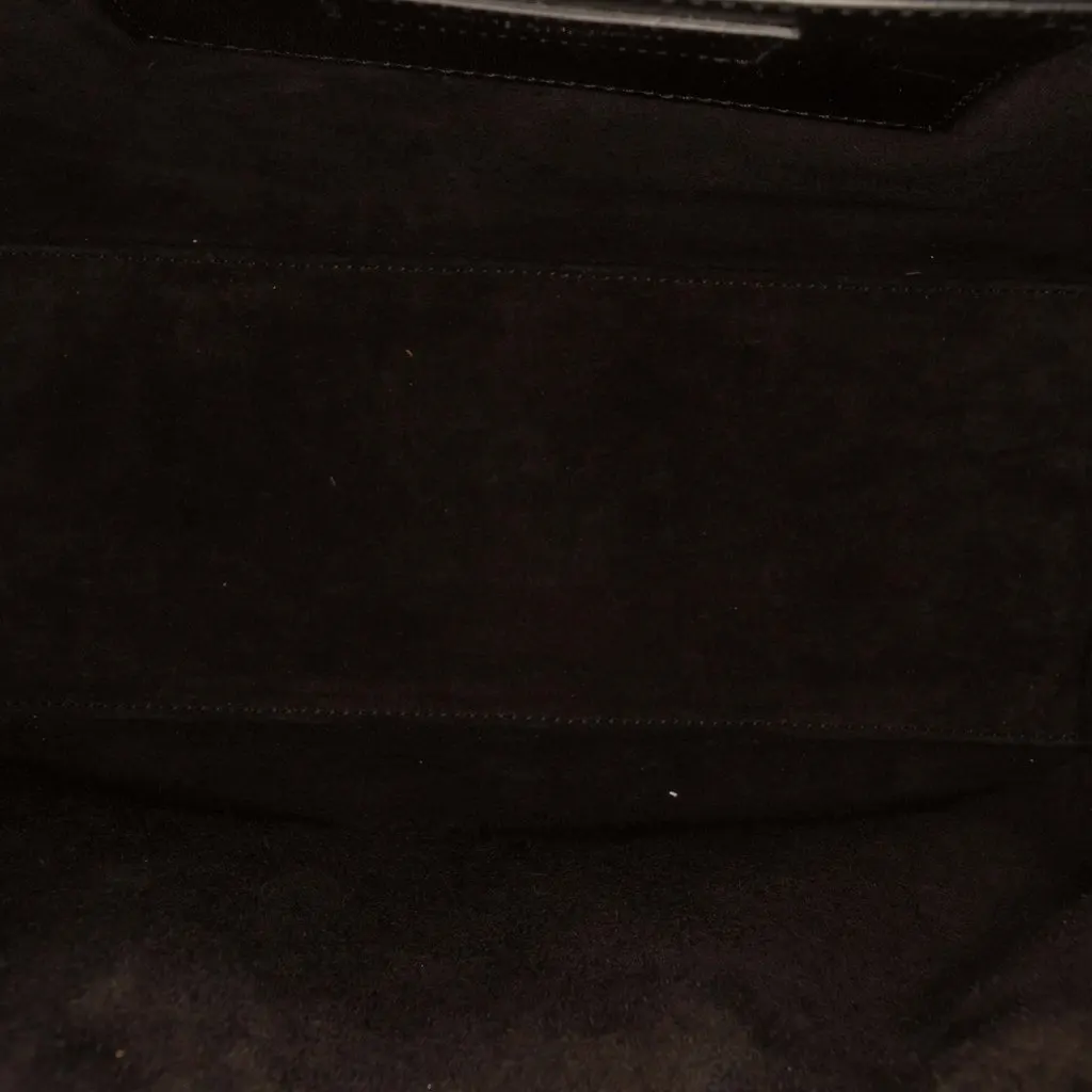 Saint Laurent Baby Studded Leather Classic Duffle Satchel Black Leather Very good - Model View